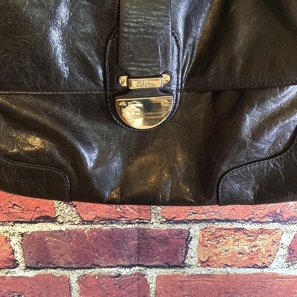 Cole Haan Black Leather Shoulder Bag - Picture 6 of 17